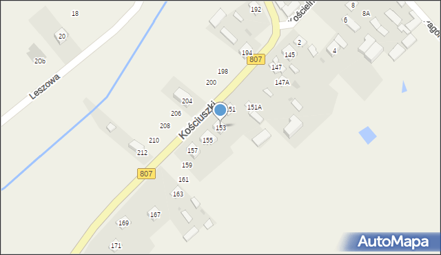 Sobolew, Kościuszki Tadeusza, gen., 153, mapa Sobolew