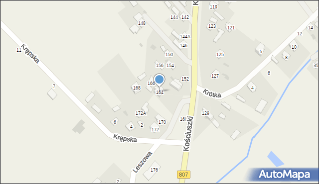 Sobolew, Kościuszki Tadeusza, gen., 164, mapa Sobolew