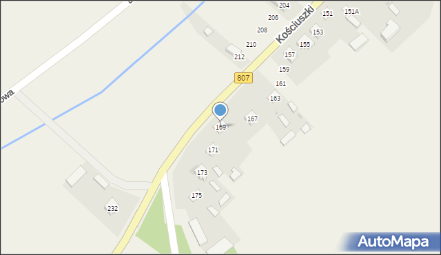 Sobolew, Kościuszki Tadeusza, gen., 169, mapa Sobolew