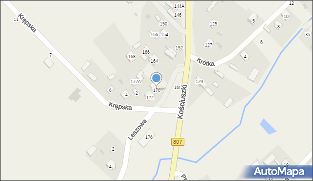 Sobolew, Kościuszki Tadeusza, gen., 170, mapa Sobolew