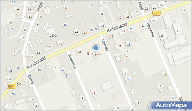 Sobolew, Kościuszki Tadeusza, gen., 41, mapa Sobolew
