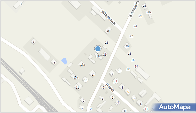 Sobolew, Kownacka, 19, mapa Sobolew