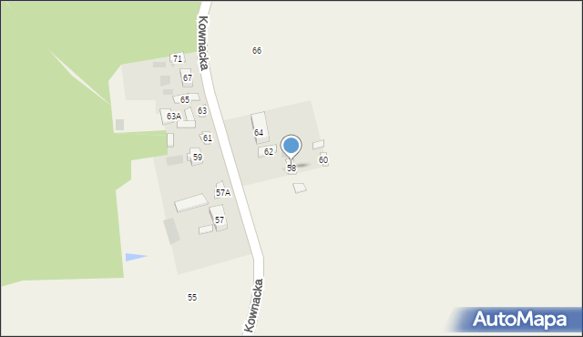 Sobolew, Kownacka, 58, mapa Sobolew
