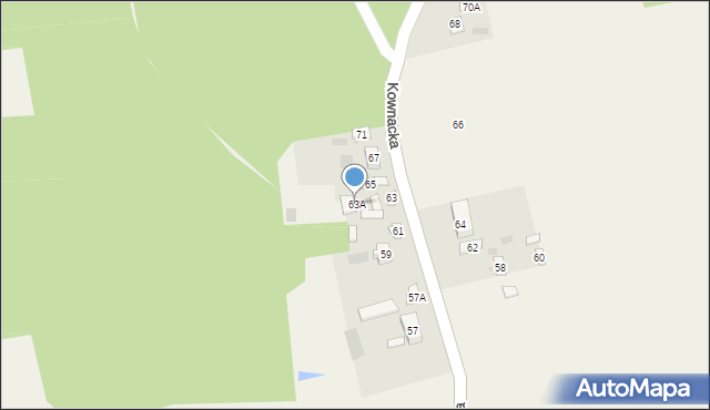 Sobolew, Kownacka, 63A, mapa Sobolew
