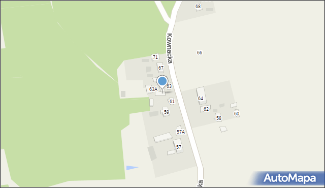 Sobolew, Kownacka, 63b, mapa Sobolew