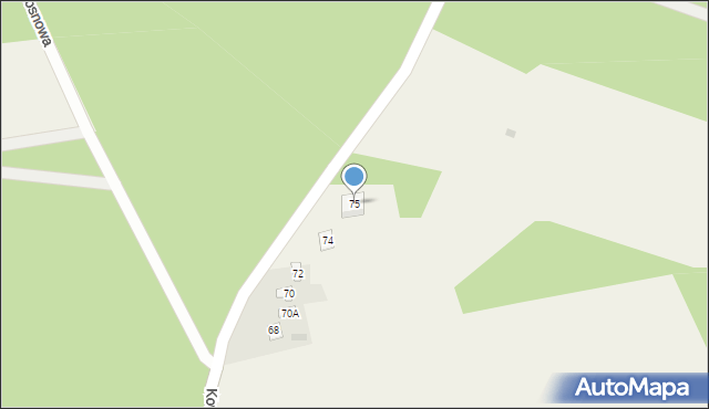 Sobolew, Kownacka, 75, mapa Sobolew