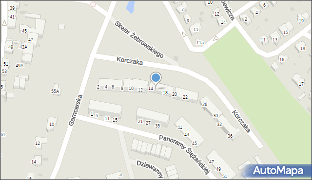 Sobótka, Korczaka Janusza, 16, mapa Sobótka