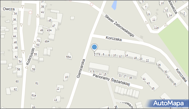 Sobótka, Korczaka Janusza, 2, mapa Sobótka