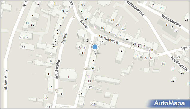 Sobótka, Kościuszki Tadeusza, gen., 3, mapa Sobótka