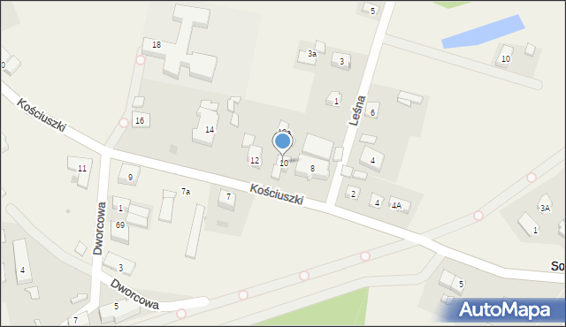 Sobowidz, Kościuszki Tadeusza, gen., 10, mapa Sobowidz