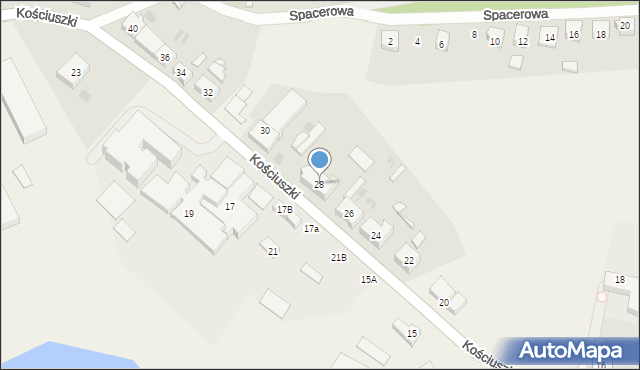 Sobowidz, Kościuszki Tadeusza, gen., 28, mapa Sobowidz