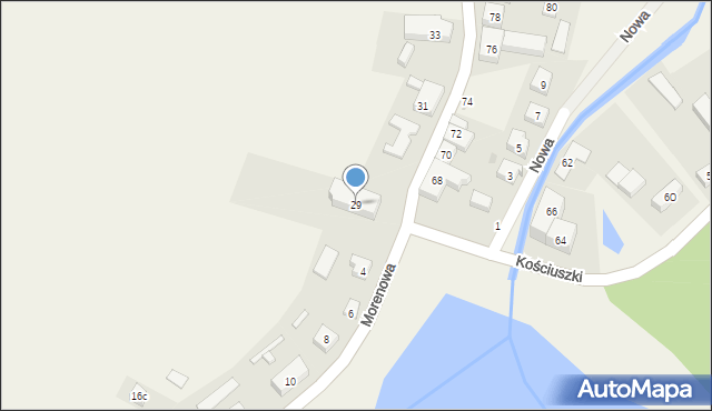 Sobowidz, Kościuszki Tadeusza, gen., 29, mapa Sobowidz