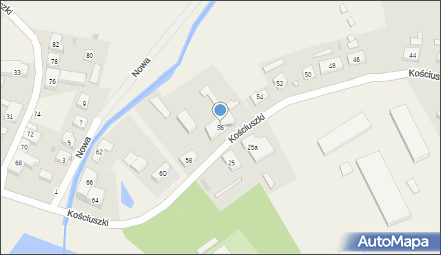 Sobowidz, Kościuszki Tadeusza, gen., 56, mapa Sobowidz