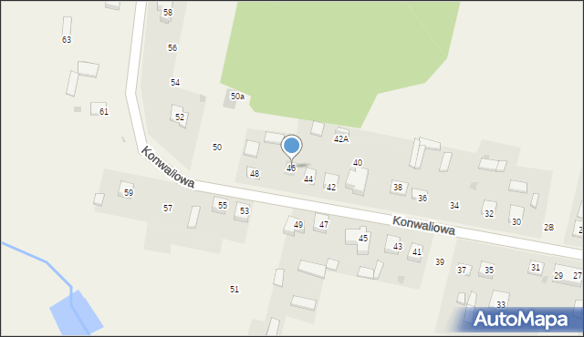 Sobuczyna, Konwaliowa, 46, mapa Sobuczyna