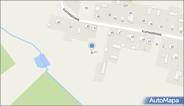 Sobuczyna, Konwaliowa, 51, mapa Sobuczyna
