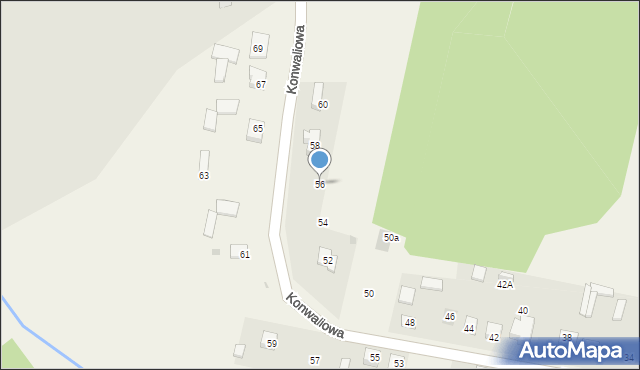 Sobuczyna, Konwaliowa, 56, mapa Sobuczyna