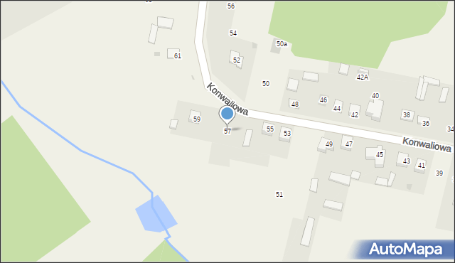 Sobuczyna, Konwaliowa, 57, mapa Sobuczyna