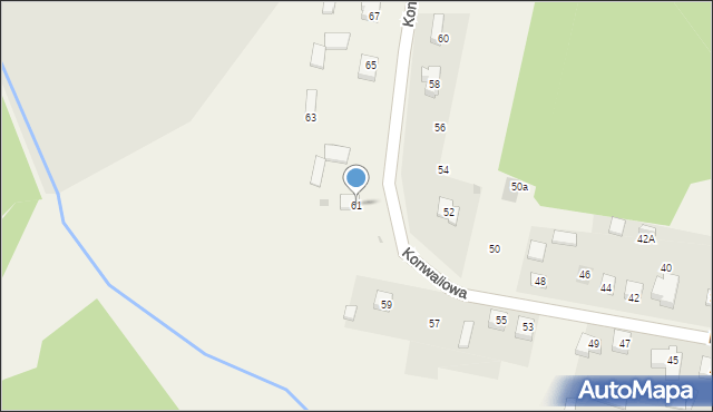 Sobuczyna, Konwaliowa, 61, mapa Sobuczyna