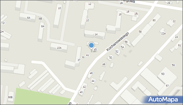 Sochaczew, Kochanowskiego Jana, 43, mapa Sochaczew