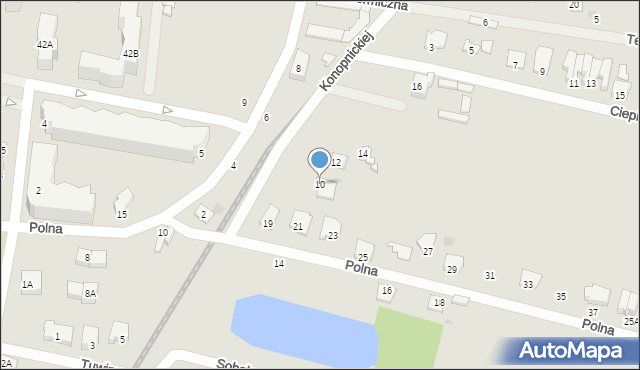 Sochaczew, Konopnickiej Marii, 10, mapa Sochaczew