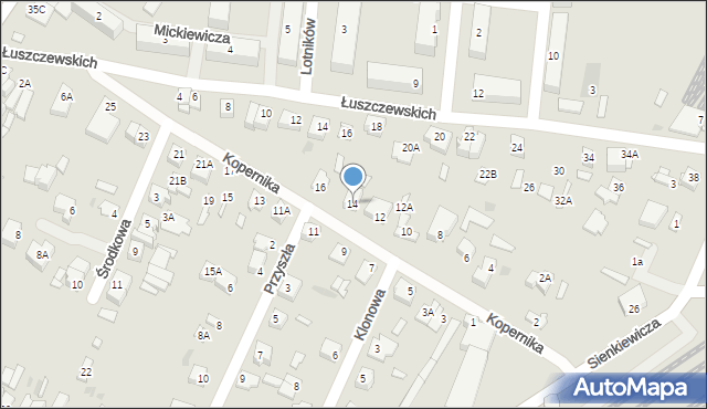 Sochaczew, Kopernika Mikołaja, 14, mapa Sochaczew