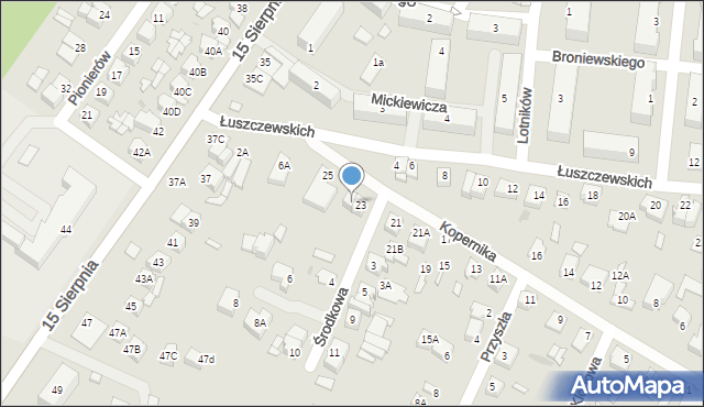 Sochaczew, Kopernika Mikołaja, 23A, mapa Sochaczew