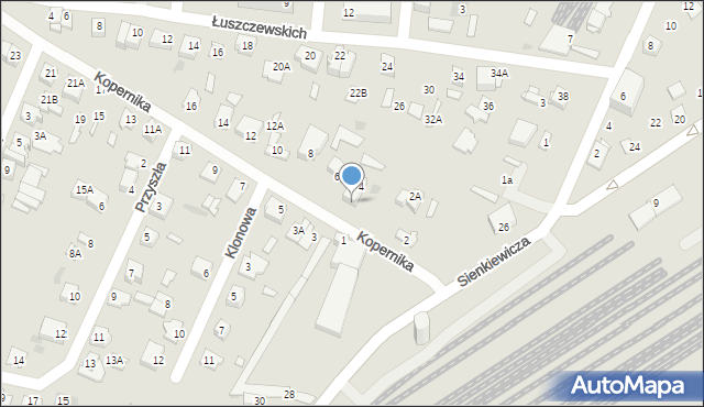 Sochaczew, Kopernika Mikołaja, 4A, mapa Sochaczew