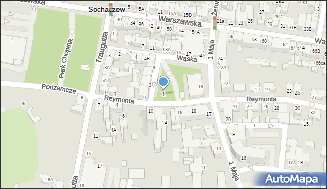Sochaczew, Kordona-Janickiego Stanisława, 1, mapa Sochaczew