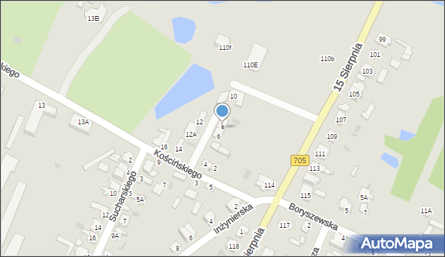 Sochaczew, Kościńskiego Ernesta, 8, mapa Sochaczew