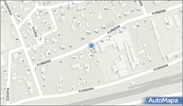 Sokółka, Kołłątaja Hugo, 75b, mapa Sokółka