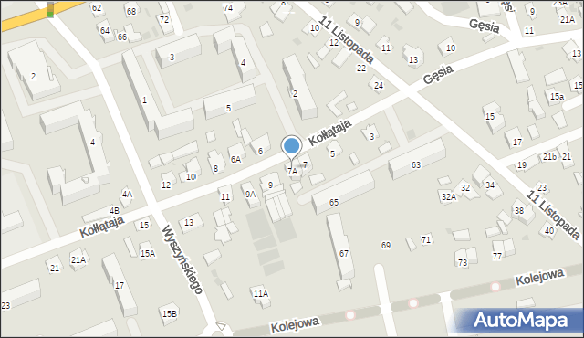 Sokółka, Kołłątaja Hugo, 7B, mapa Sokółka