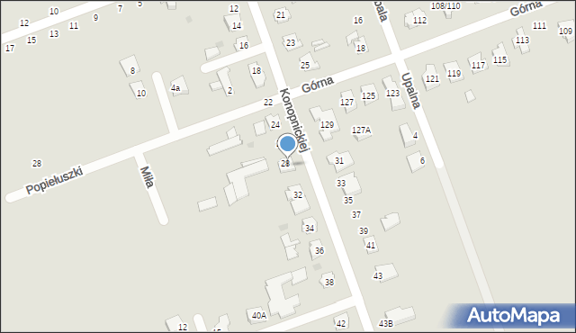 Sokółka, Konopnickiej Marii, 30, mapa Sokółka