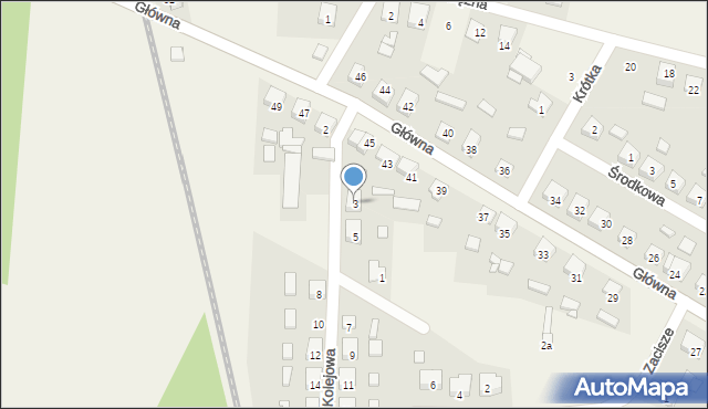 Solec, Kolejowa, 3, mapa Solec