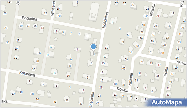 Solec Kujawski, Kościelna, 4, mapa Solec Kujawski