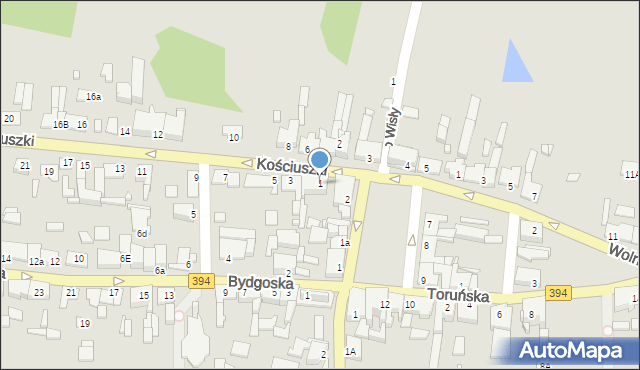 Solec Kujawski, Kościuszki Tadeusza, gen., 1, mapa Solec Kujawski