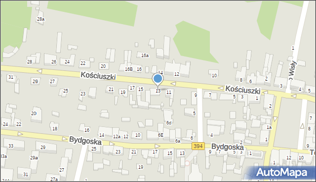 Solec Kujawski, Kościuszki Tadeusza, gen., 13, mapa Solec Kujawski