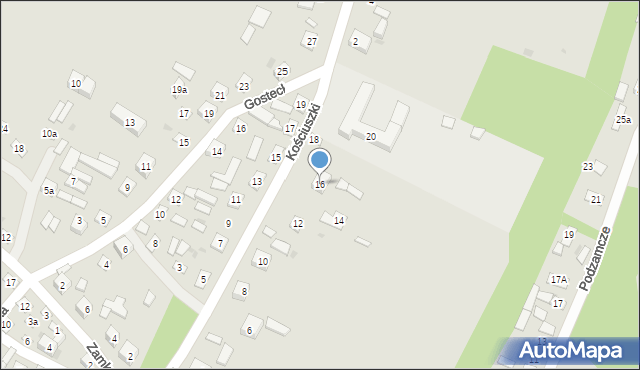 Solec nad Wisłą, Kościuszki Tadeusza, gen., 16, mapa Solec nad Wisłą