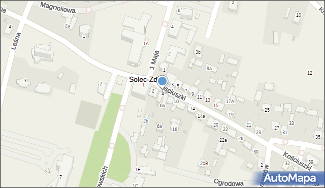 Solec-Zdrój, Kościuszki Tadeusza, gen., 4, mapa Solec-Zdrój