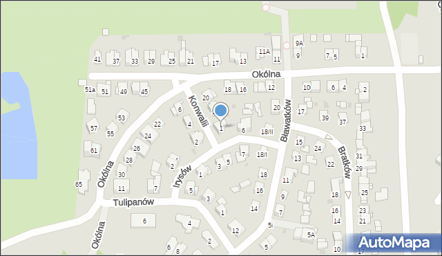 Sosnowiec, Konwalii, 1, mapa Sosnowca