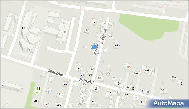 Sosnowiec, Kolejowa, 10, mapa Sosnowca