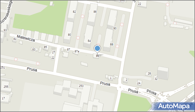 Sosnowiec, Konopnickiej Marii, 89, mapa Sosnowca