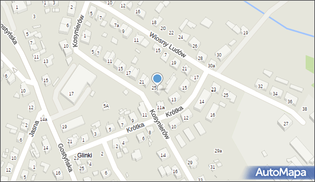 Śrem, Kosynierów, 27, mapa Śrem