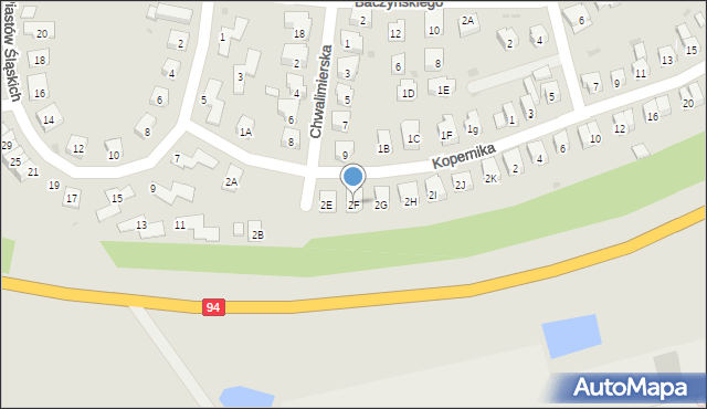 Środa Śląska, Kopernika Mikołaja, 2F, mapa Środa Śląska