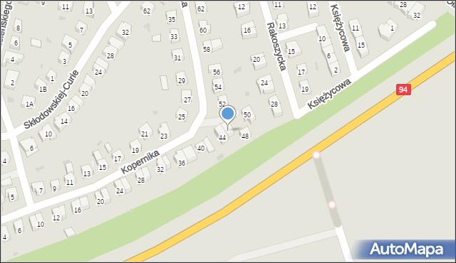 Środa Śląska, Kopernika Mikołaja, 46, mapa Środa Śląska