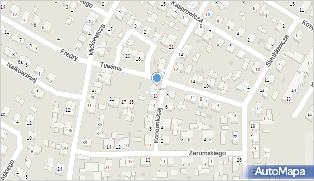 Środa Wielkopolska, Konopnickiej Marii, 15, mapa Środa Wielkopolska