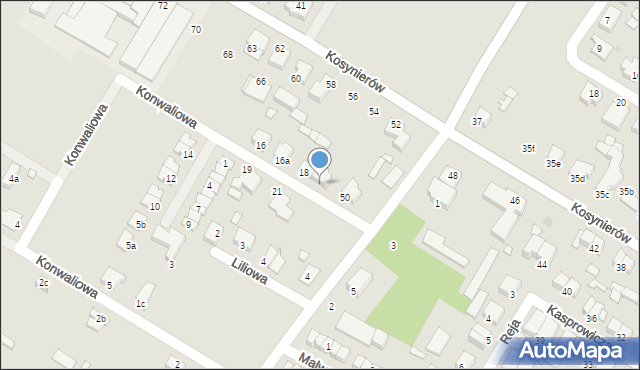 Środa Wielkopolska, Konwaliowa, 18d, mapa Środa Wielkopolska