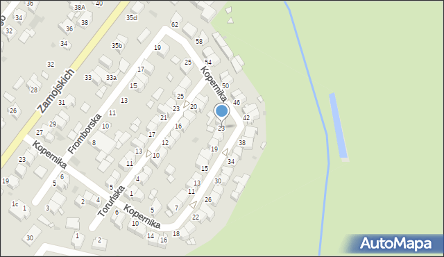 Środa Wielkopolska, Kopernika Mikołaja, 23, mapa Środa Wielkopolska