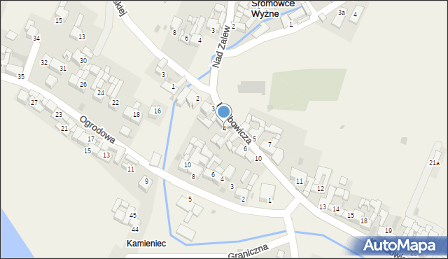 Sromowce Wyżne, Kosibowicza J., ks., 4, mapa Sromowce Wyżne