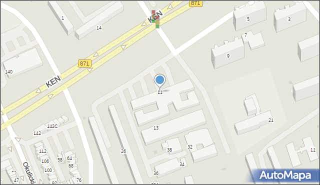 Stalowa Wola, Komisji Edukacji Narodowej, 11, mapa Stalowa Wola