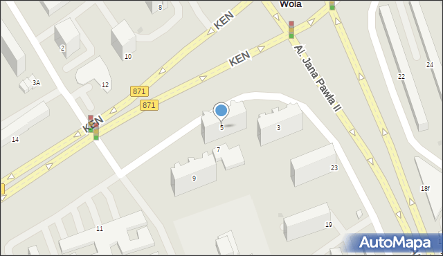 Stalowa Wola, Komisji Edukacji Narodowej, 5, mapa Stalowa Wola